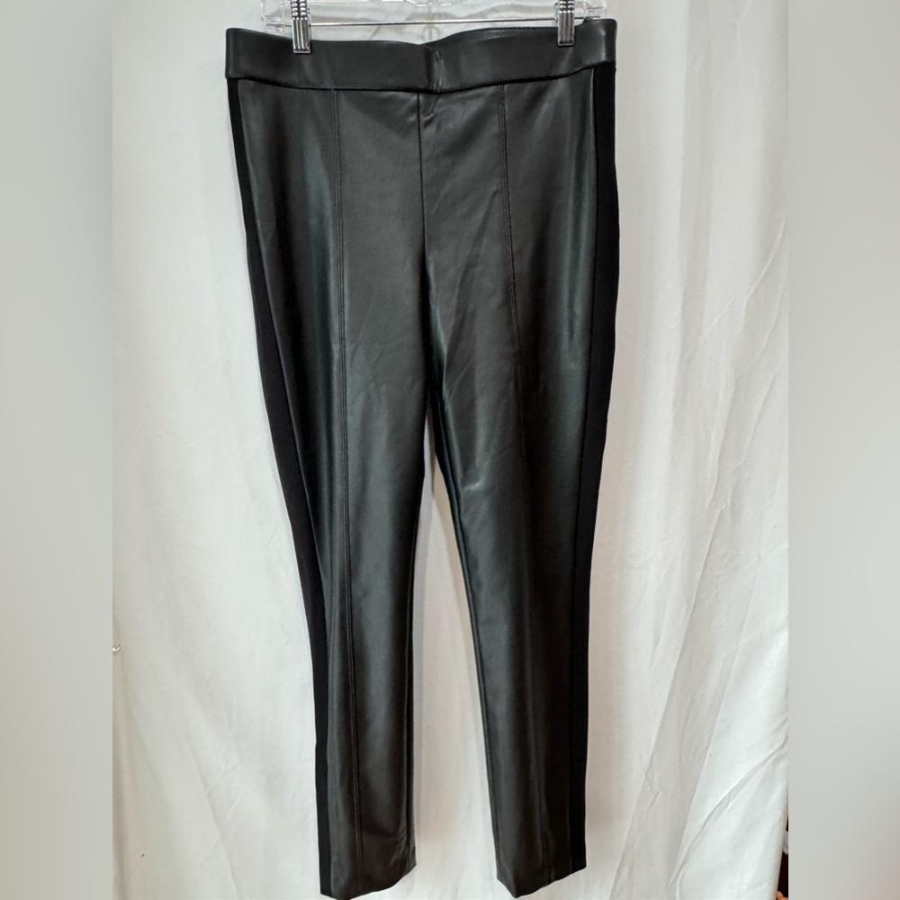 Talbots Black Portland Faux Leather NWT Size 10